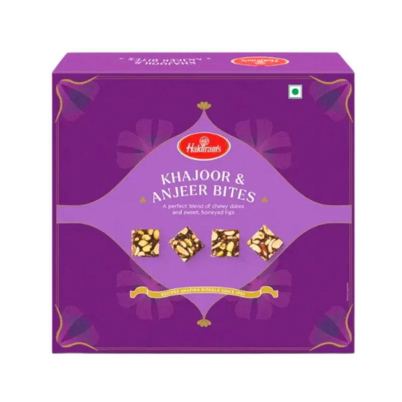 Haldiram's - Khajoor & Anjeer Bites 330g-Global Food Hub