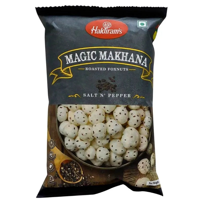 Haldiram’s Magic Makhana Salt and Pepper-30 grams-Global Food Hub