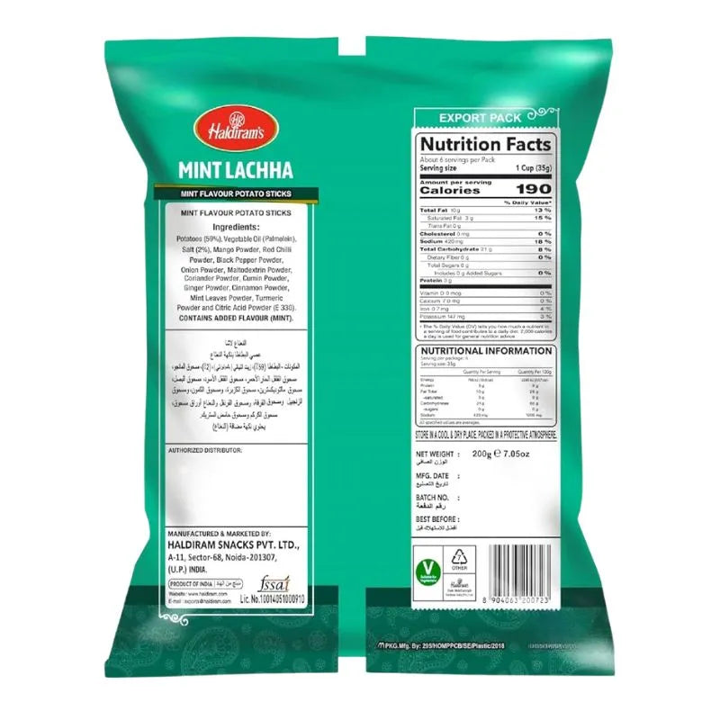 Haldiram's - Mint Lachha 200g-Global Food Hub