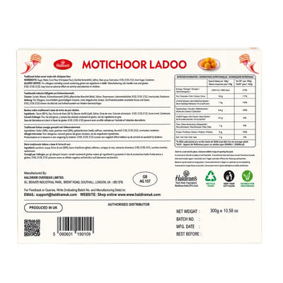 Haldiram's - Motichoor Ladoo 300g-Global Food Hub