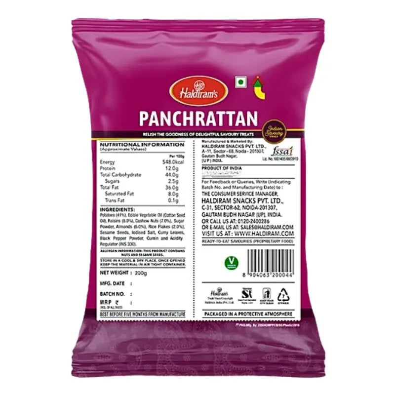 Haldiram's - Panchrattan 200g-Global Food Hub