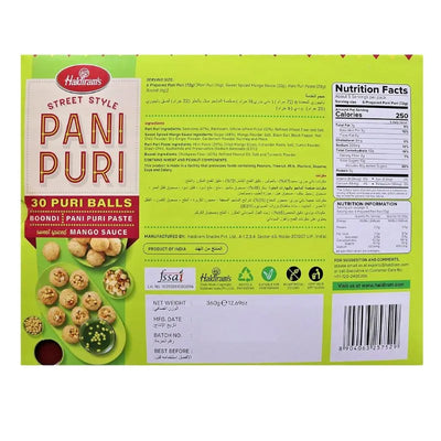 Haldiram's - Pani Puri 360g-Global Food Hub