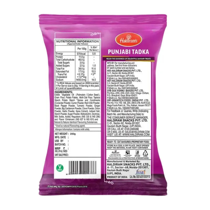 Haldiram's - Punjabi Tadka 200g-Global Food Hub