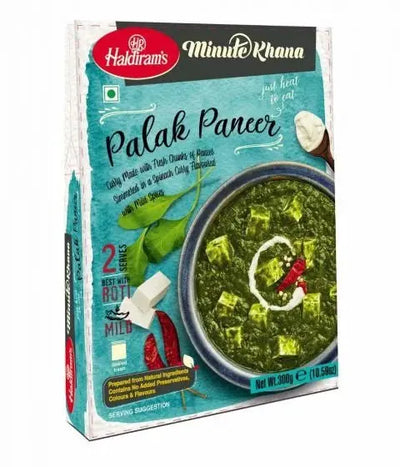 Haldiram's RTE Palak Paneer/Tofu (Buy 1 get 1 FREE)-300 grams-Global Food Hub