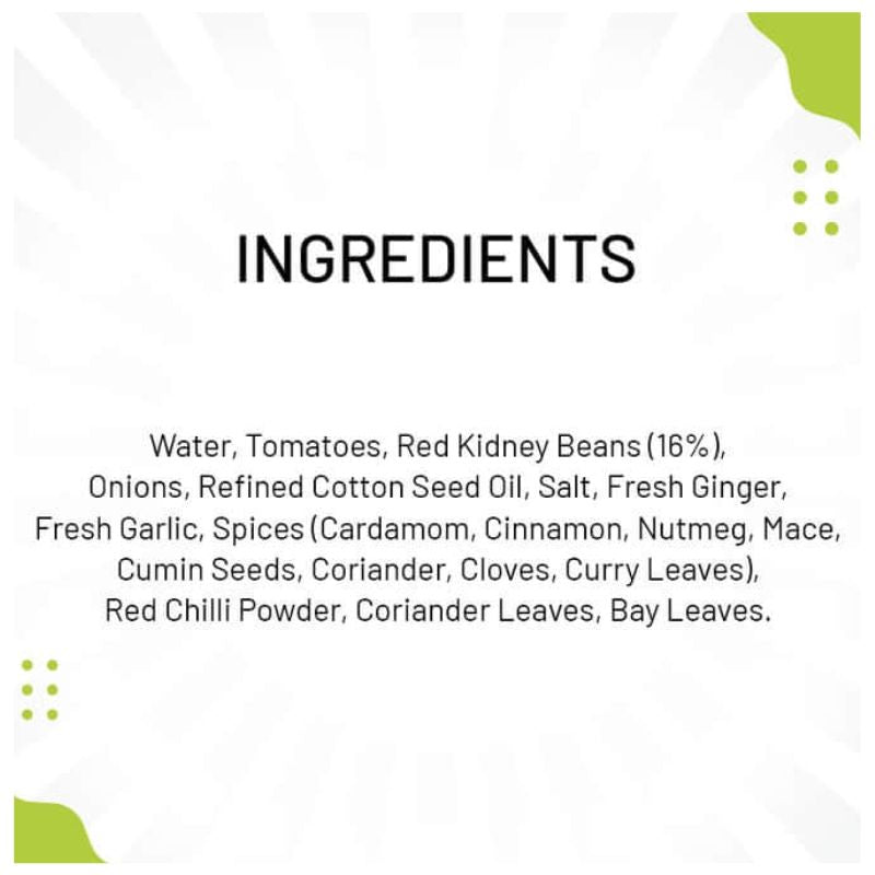 Haldiram's - RTE Rajma Raseela 300g-Global Food Hub