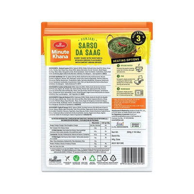 Haldiram's - RTE Sarson Da Saag Vegan 300g-Global Food Hub