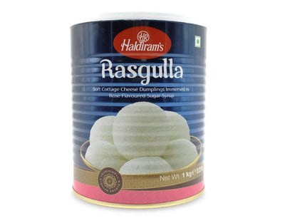 Haldiram's - Rasgulla Dumplings-1 Kilograms-Global Food Hub