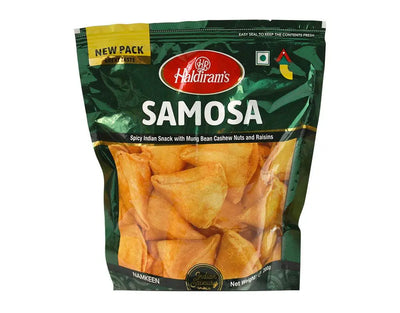 Haldiram's - Samosa Snack (with Chickpeas, Cashews & Raisins)-200 grams-Global Food Hub