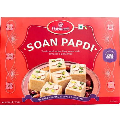 Haldiram's - Soan Papdi Premium with Desi Ghee 500g-Global Food Hub