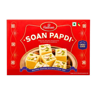 Haldiram's - Soan Papdi Premium with Desi Ghee 500g-Global Food Hub