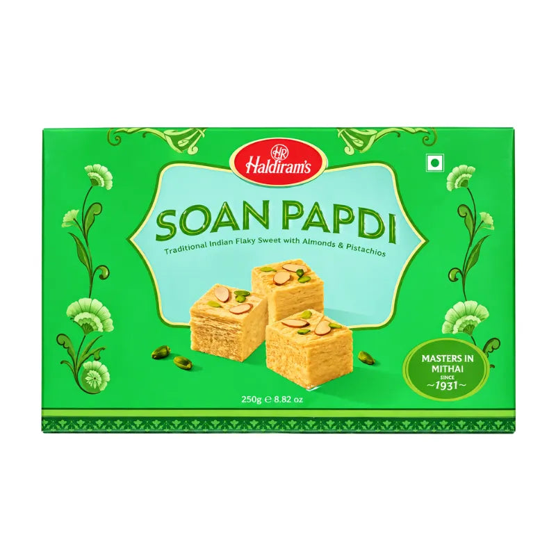 Haldiram's - Soan Papdi Vegan (Vegetable Oil) 250g-Global Food Hub