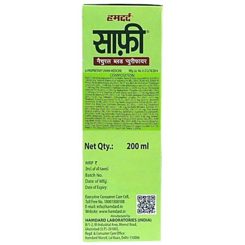 Hamdard Safi - 200ml-Global Food Hub