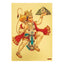 Hanuman Gold Foil Poster - 21cm x 30cm-Global Food Hub