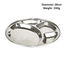 Stainless Steel Thali Round - Diameter: 29cm