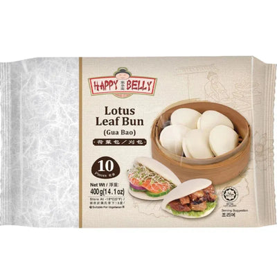 Happy Belly Frozen Gua Bao Bun - 400g-Global Food Hub