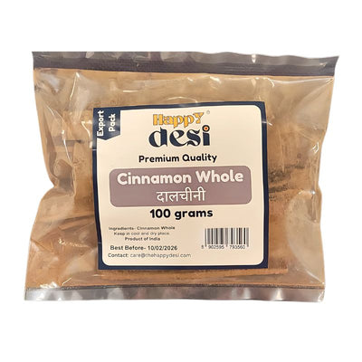 Happy Desi Cinnamon Whole - 100g-Global Food Hub