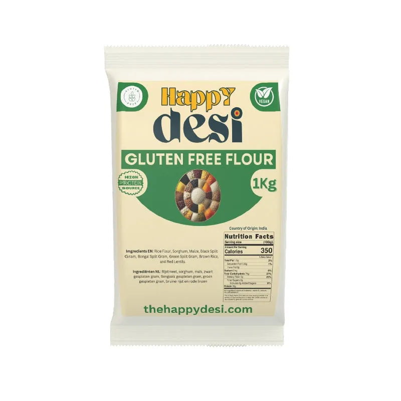 Happy Desi - Gluten Free Atta/ Flour-1 kg-Global Food Hub