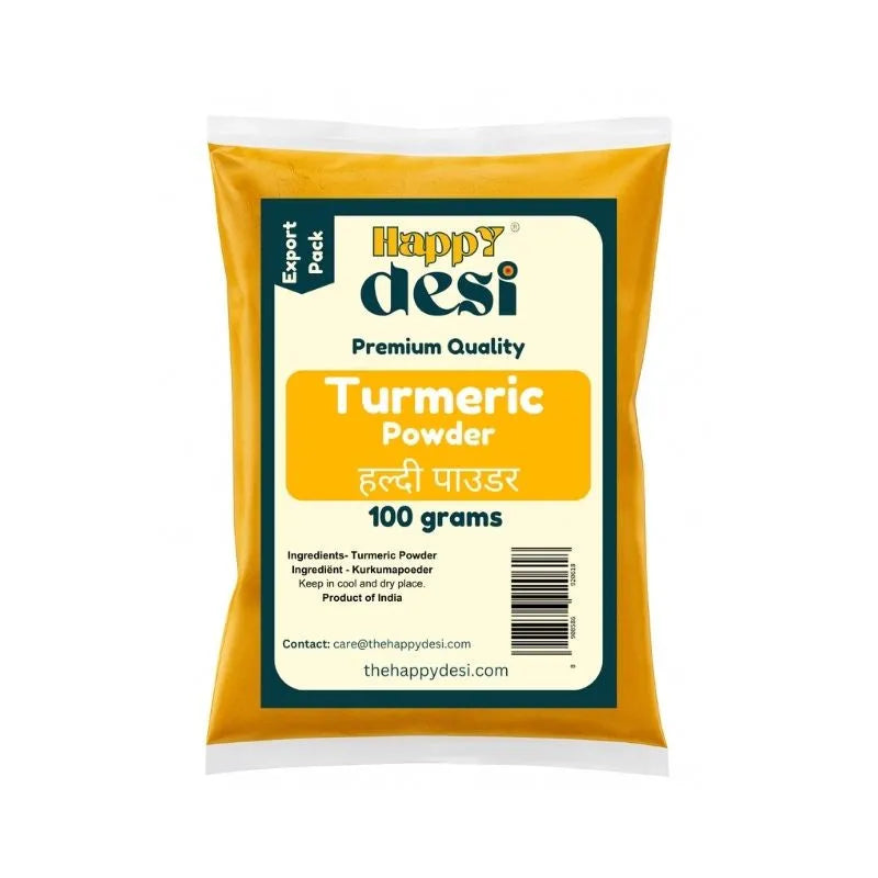 Happy Desi Haldi Powder / Turmeric Powder - 100g-Global Food Hub
