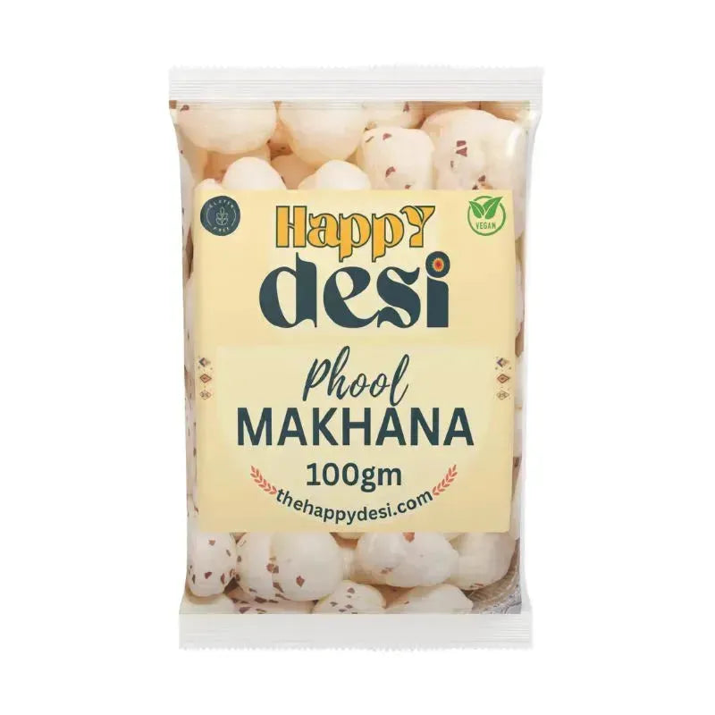 Happy Desi - Phool Makhana - 500g-Global Food Hub
