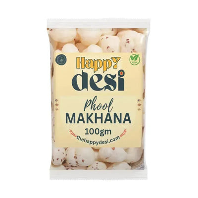 Happy Desi - Phool Makhana - 500g-Global Food Hub