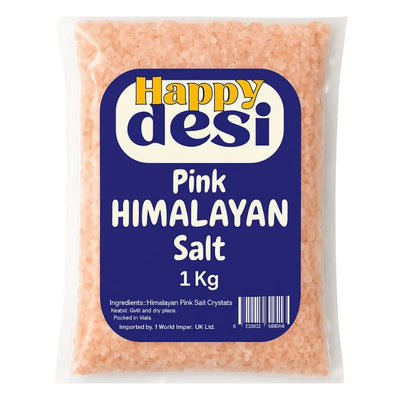 Happy Desi Pink Himalayan Salt - 1kg-Global Food Hub