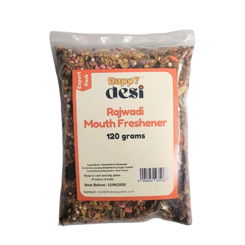 Happy Desi Rajwadi Mouth Freshener - 120g-Global Food Hub