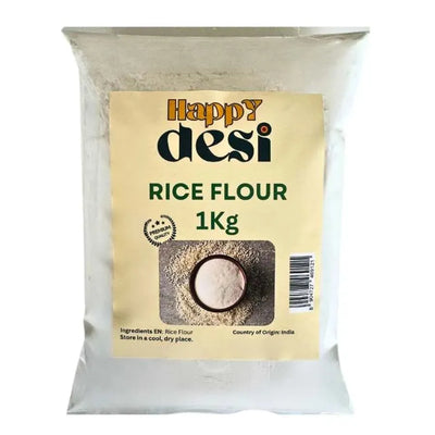 Happy Desi Rice Flour - 1kg-Global Food Hub