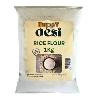 Happy Desi Rice Flour - 1kg-Global Food Hub