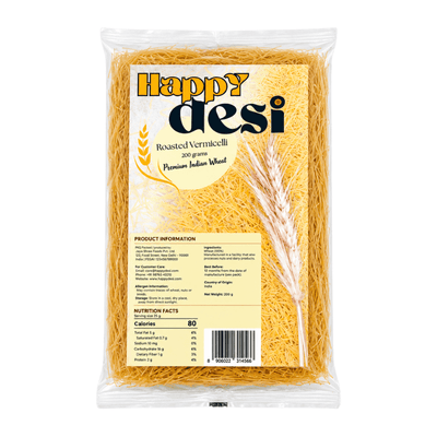 Happy Desi Roasted Vermicelli - 200g-Global Food Hub