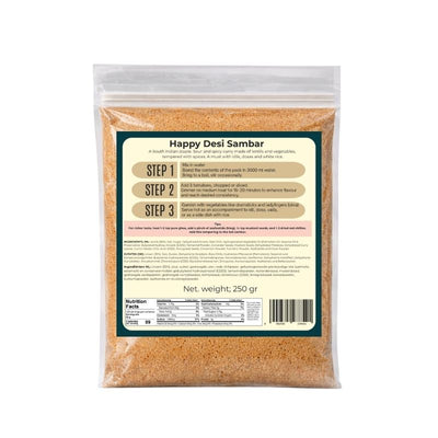 Happy Desi Sambar Mix - 250g-Global Food Hub