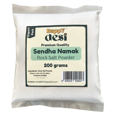 Happy Desi Sendha Namak (Rock Salt Powder) - 200g-Global Food Hub