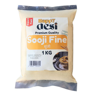 Happy Desi Sooji Fine - 1kg-Global Food Hub
