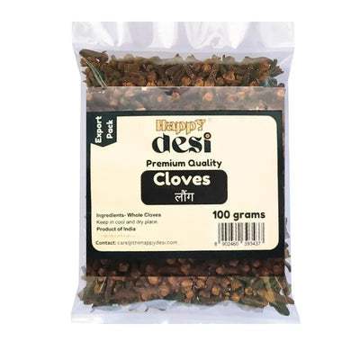Happy Desi Whole Cloves - 100g-Global Food Hub