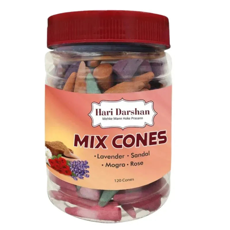 Hari Darshan Mix Cones - 120 Cones-Global Food Hub