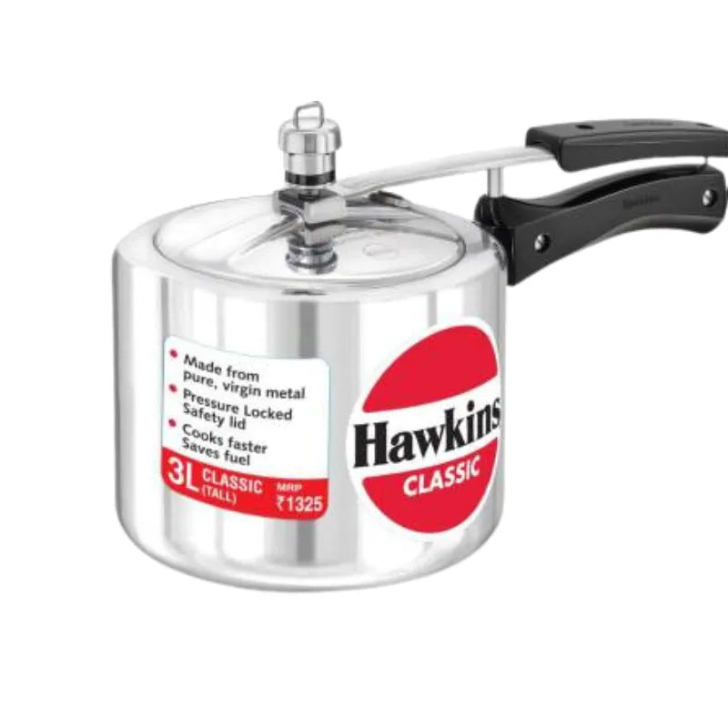 Hawkins Classic 3 L Tall Pressure Cooker-Global Food Hub