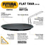 Hawkins Futura 26 cm Flat Tava, Non Stick Tawa with Stainless Steel Handle.-Global Food Hub