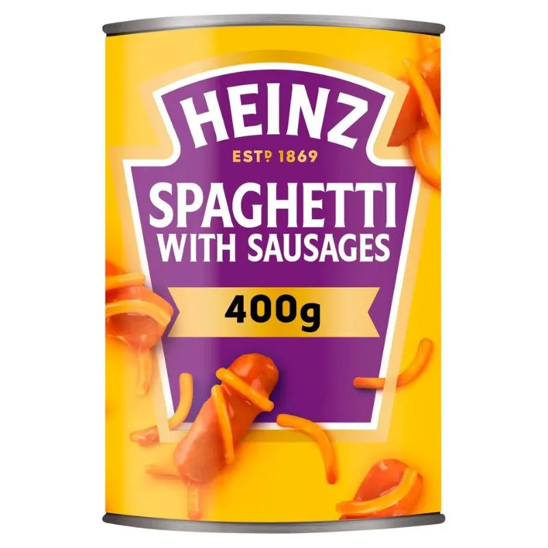 Heinz Spaghetti With Sausages In Tomato Sauce-400 grams-Global Food Hub