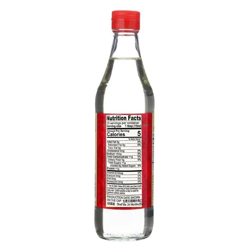 Heng Shun White Rice Vinegar - 500ml-Global Food Hub