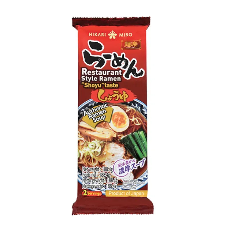 Hikari Miso Restaurant Style Ramen Shoyu Taste - 188g-Global Food Hub