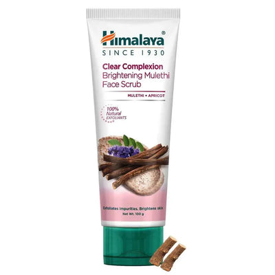 Himalaya Clear Complexion Brightening Mulethi Face Scrub - 100g-Global Food Hub