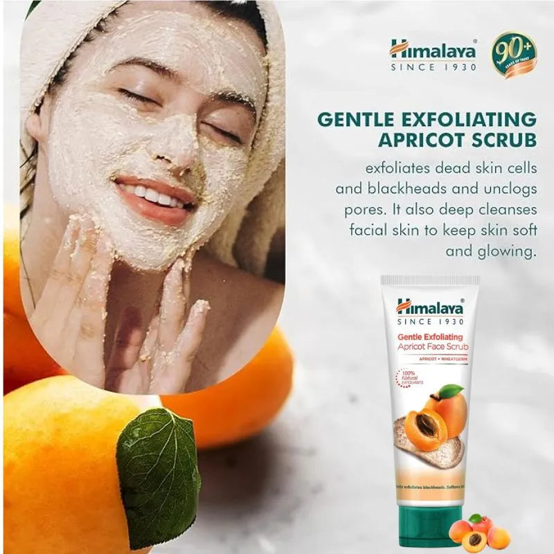 Himalaya Herbals Deep Cleansing Apricot Face Scrub - 100g-Global Food Hub