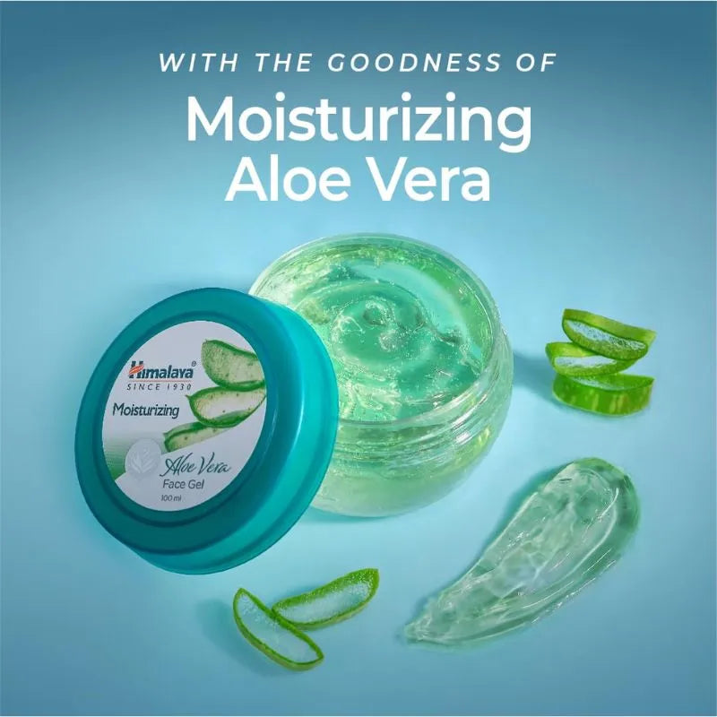 Himalaya Moisturising Aloe Vera Face Gel - 100ml-Global Food Hub