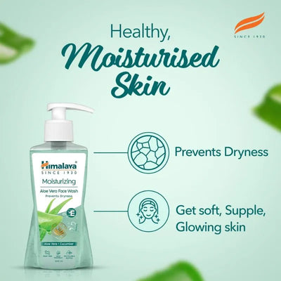 Himalaya Moisturizing Aloe Vera Face Wash - 200ml-Global Food Hub