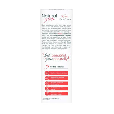 Himalaya Natural Glow Kesar Face Cream - 50g-Global Food Hub