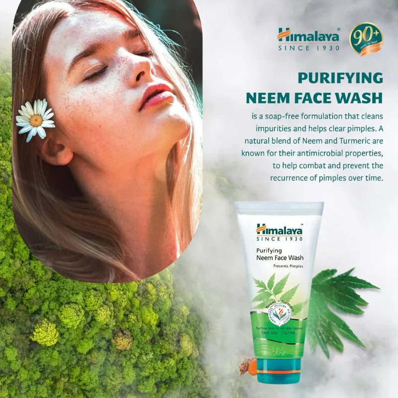 Himalaya Purifying Neem Face Wash - 150ml-Global Food Hub