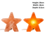 Himalaya Salt Lamp Star Shape - Pink-Global Food Hub