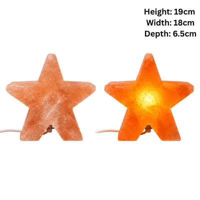 Himalaya Salt Lamp Star Shape - Pink-Global Food Hub