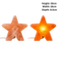 Himalaya Salt Lamp Star Shape - Pink-Global Food Hub