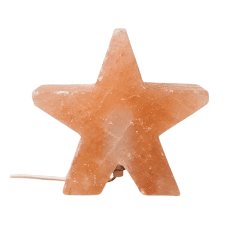 Himalaya Salt Lamp Star Shape - Pink-Global Food Hub