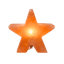 Himalaya Salt Lamp Star Shape - Pink-Global Food Hub